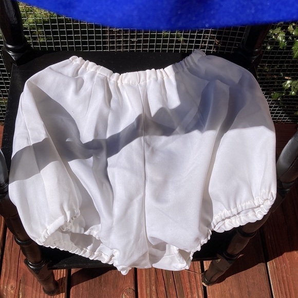 Cheerleader outfit vintage hand made 6 piece outfit pom poms skirt vest - Picture 6 of 16